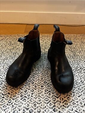 Blundstone Black Chelsea Pull-On Work Boots